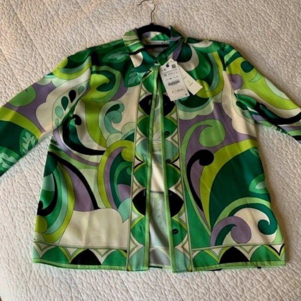 Zara retro new blouse